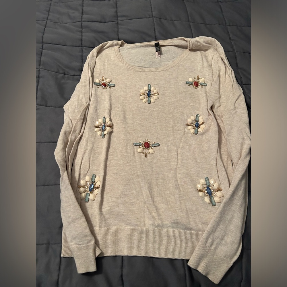 Beaded sweater